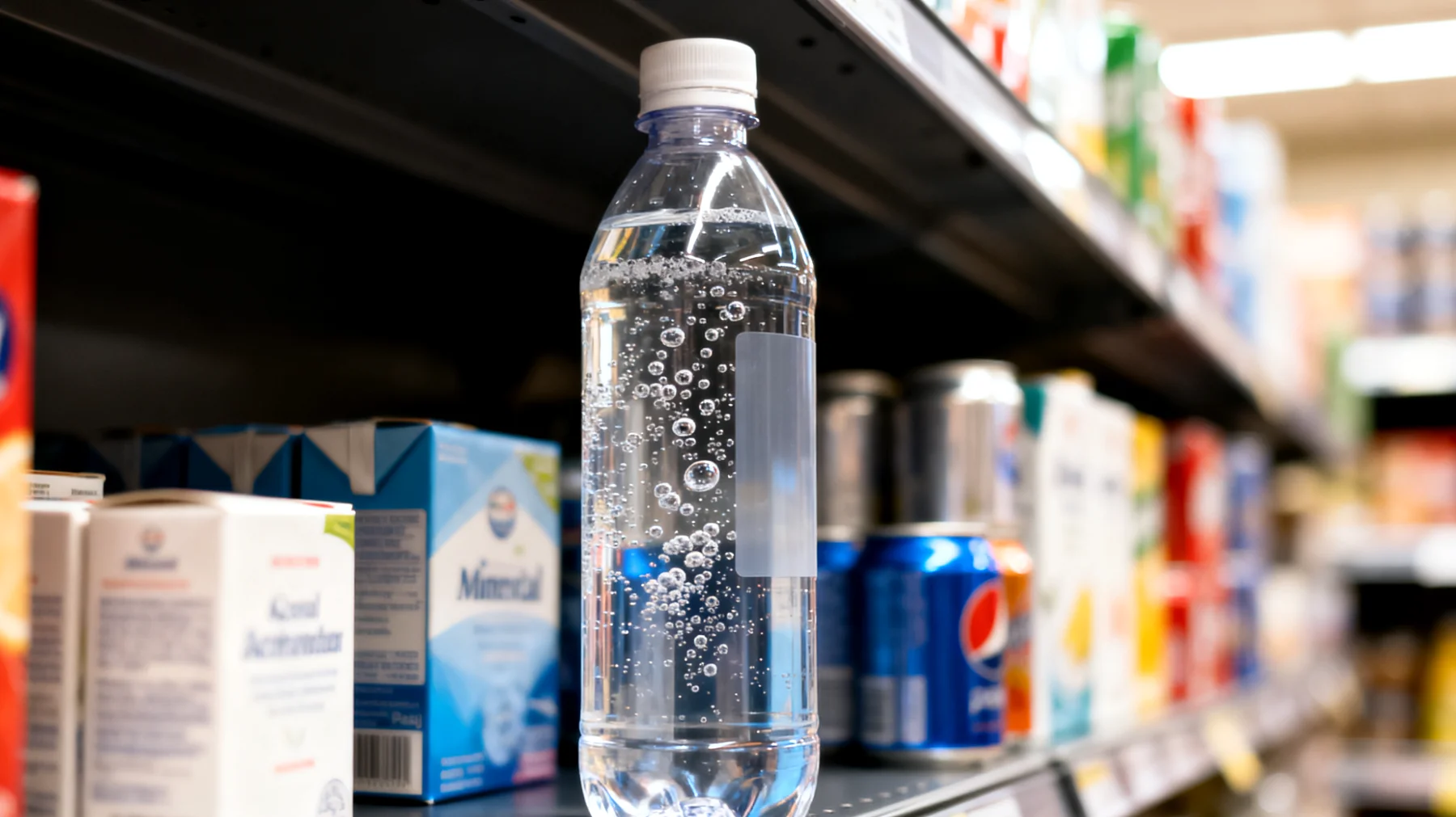 Mineralwasser mit Kohlensäure"