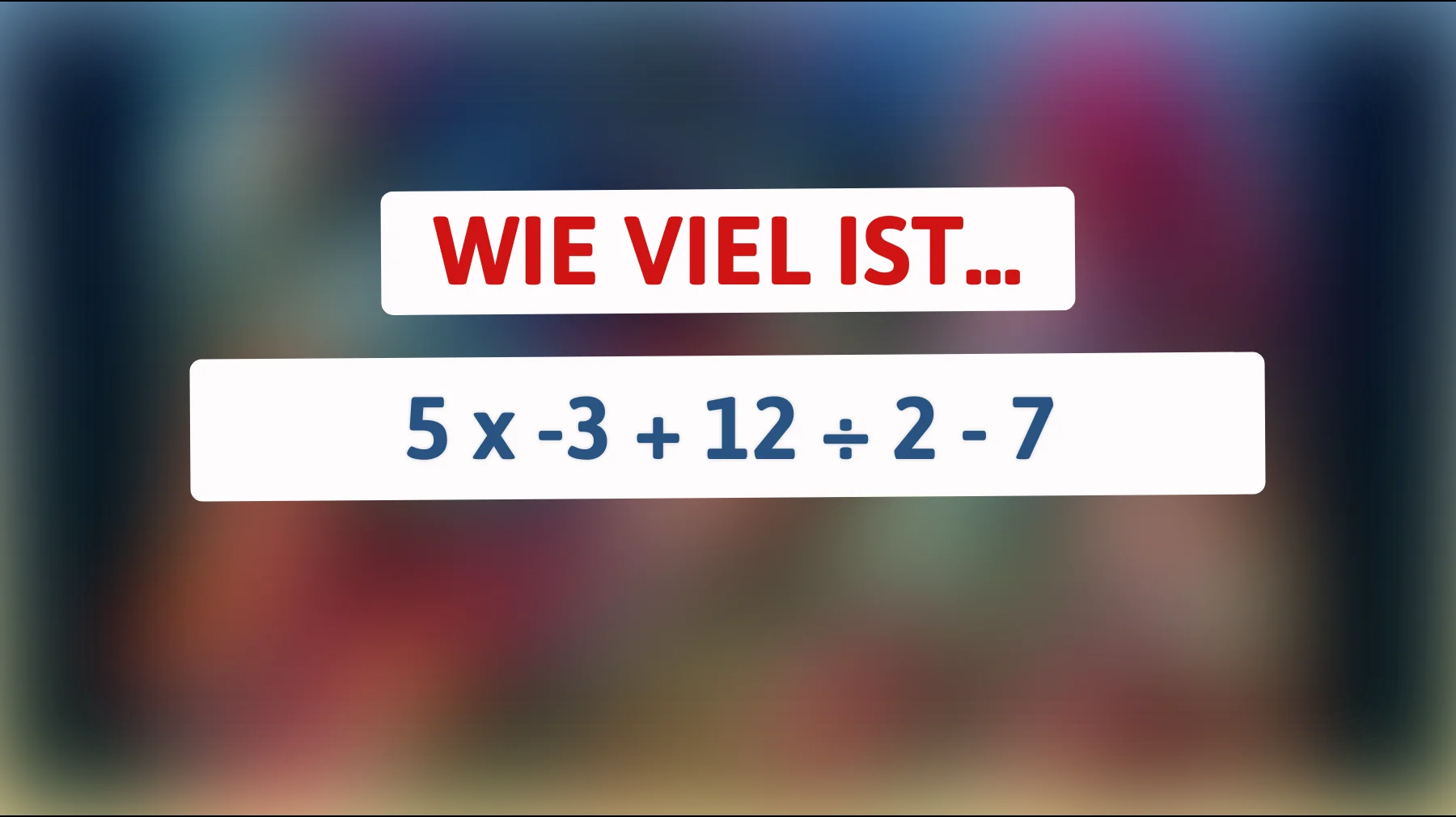 Nur 1 von 10 Menschen kann dieses mathematische Rätsel lösen: Schaffst du es, die richtige Antwort zu finden?"